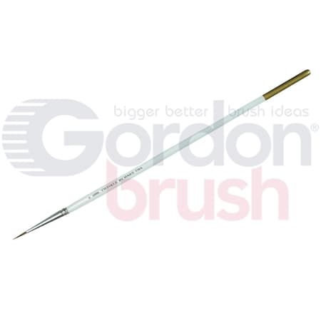 Gordon Brush Size 10/0 Twinkle Pure Red Sable Fine Detail Round Brushes 6999-00100